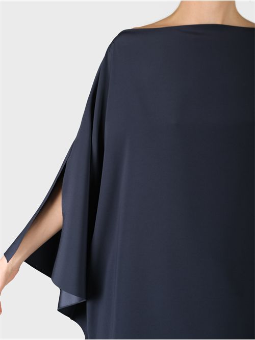 Blusa a cappa in cady con maniche ampie GIANLUCA CAPANNOLO | 25ET591200718